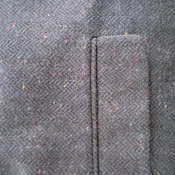 J Crew Navy Blue Sommerset Tweed Herringbone Speckle Wool Blazer - NWT - 12 - Picture 5 of 8
